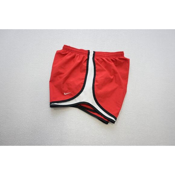 Nike Running Gym Shorts Dri Fit Performance Red Lined Womens Size Medium - Picture 5 of 5